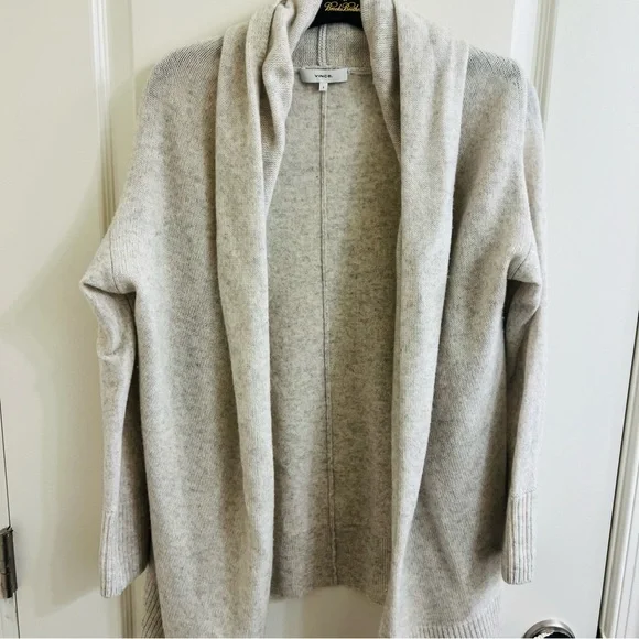 Vince Cozy Cream Open-Front Sweater - Picture 3 of 6